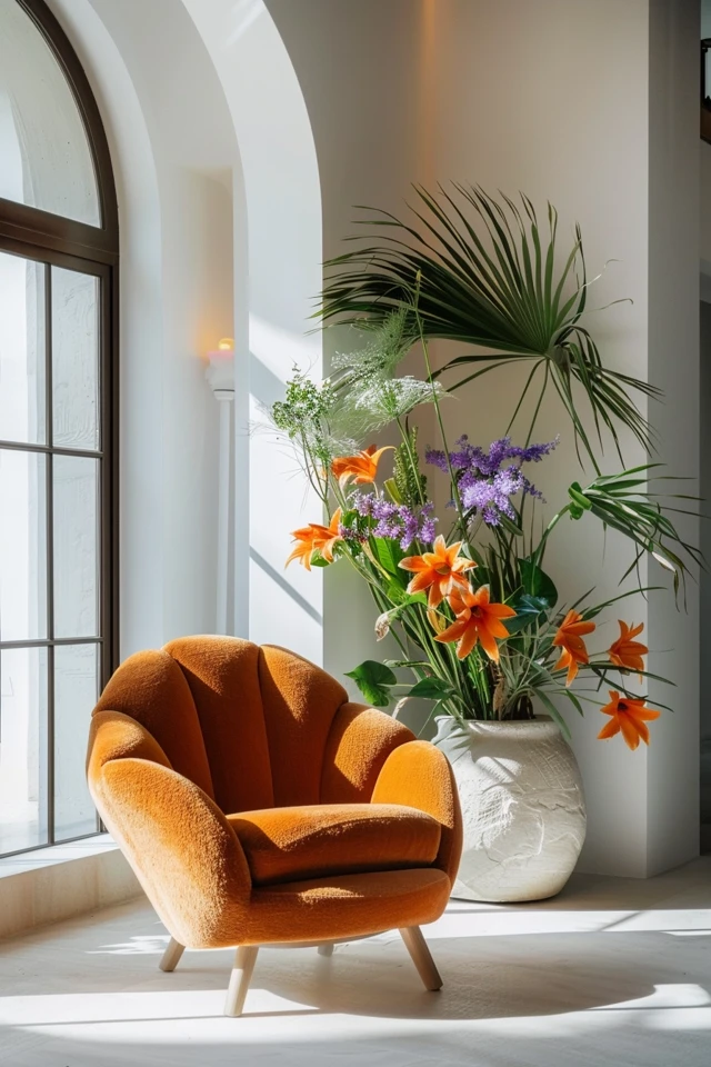 Add Drama with Floor-to-Ceiling Art and Decor