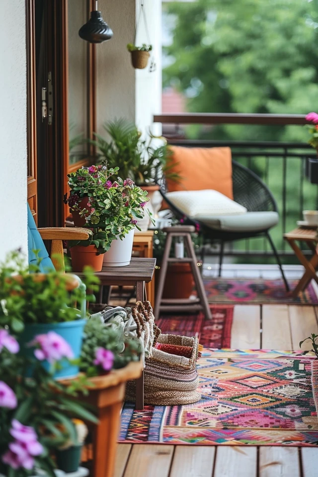 Embracing the Boho Style on Your Balcony