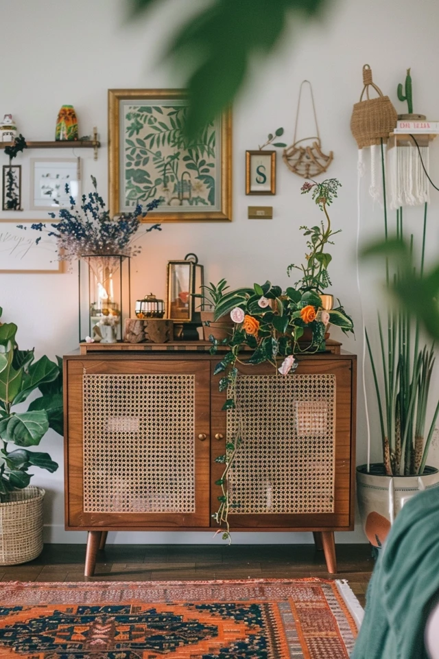 Bohemian Buffet Tables: Stylish and Functional