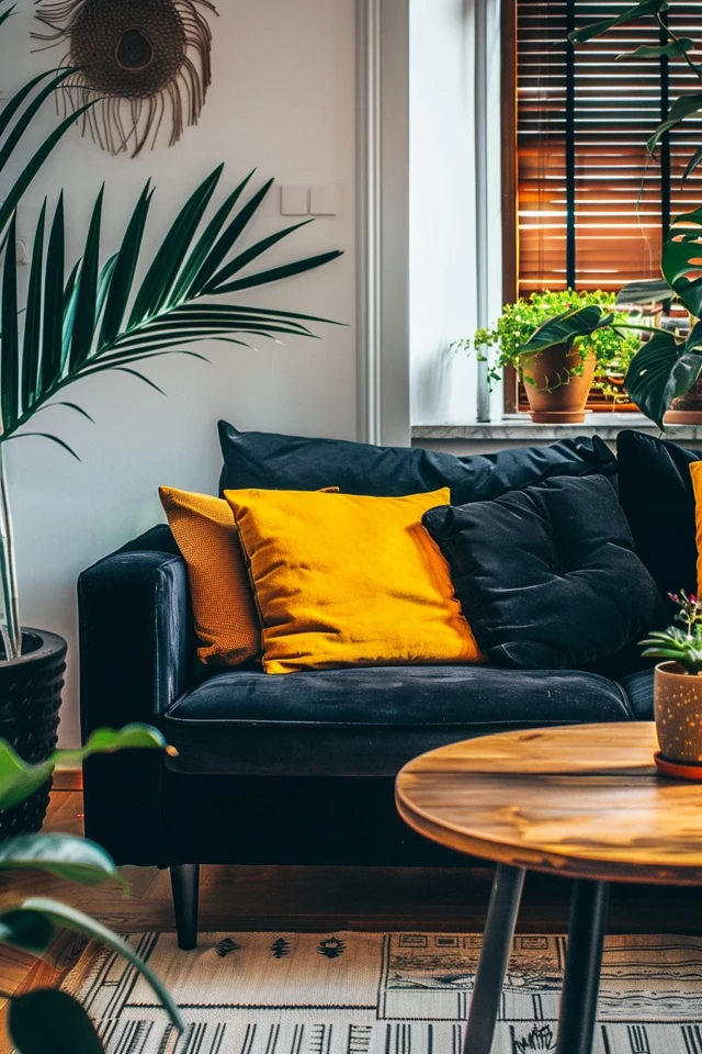 Chic Black Couch Living Room Ideas for Your Home
