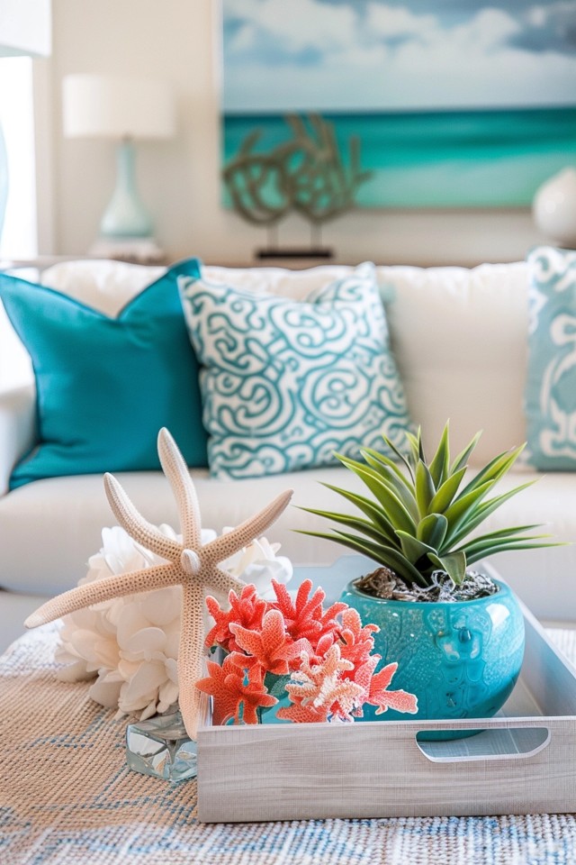Modern Coastal Living Room: Stylish Beach Decor