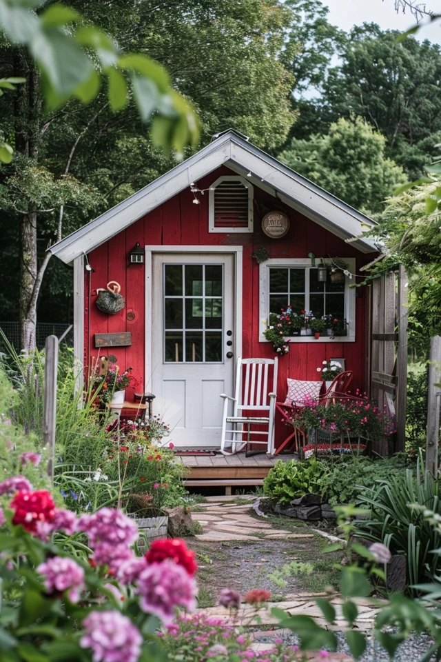 Cozy Shed Cabin Ideas for Your Backyard Oasis