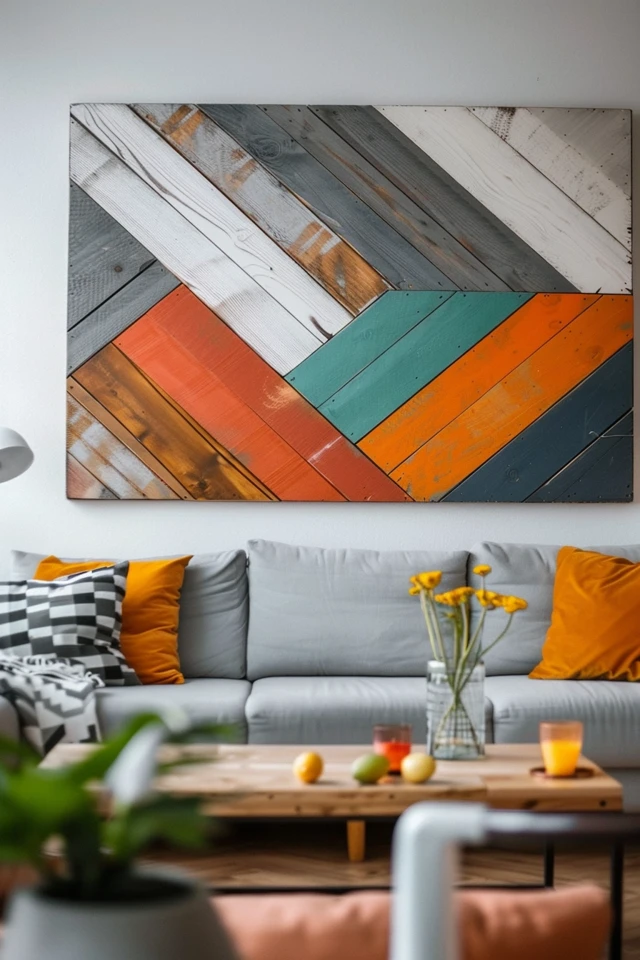 Incorporating Tulle in Wood Paintings