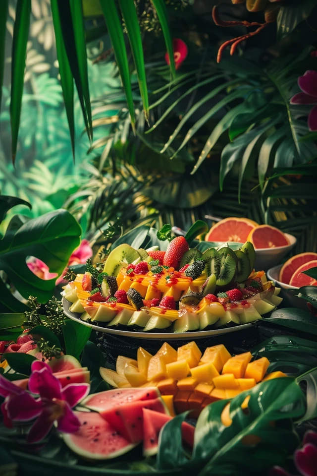Tropical Leaf Cookies