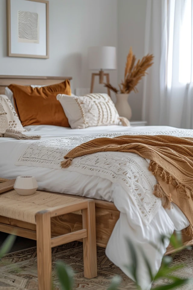 Cozy Tan and White Bedroom Inspirations
