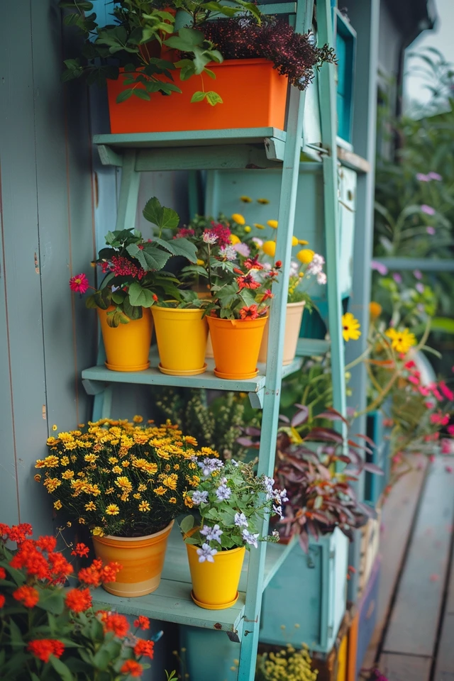 Creative Outdoor Ladder Storage Solutions