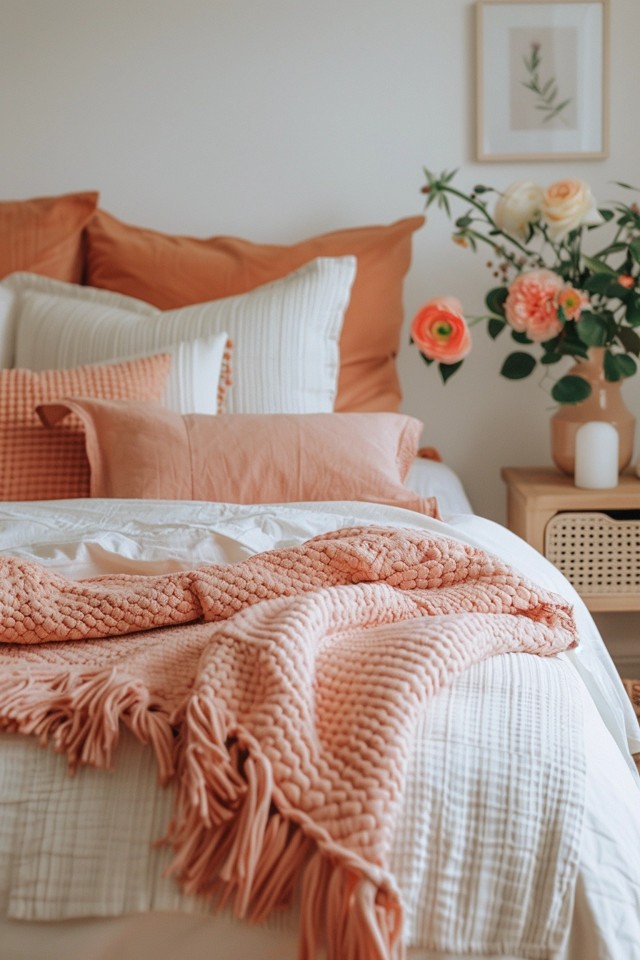 Peach Bedroom Ideas for a Cozy Retreat | Home Inspo