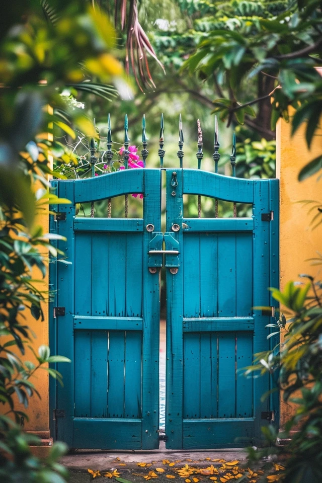Fresh Gate Color Ideas for Your Home’s Charm