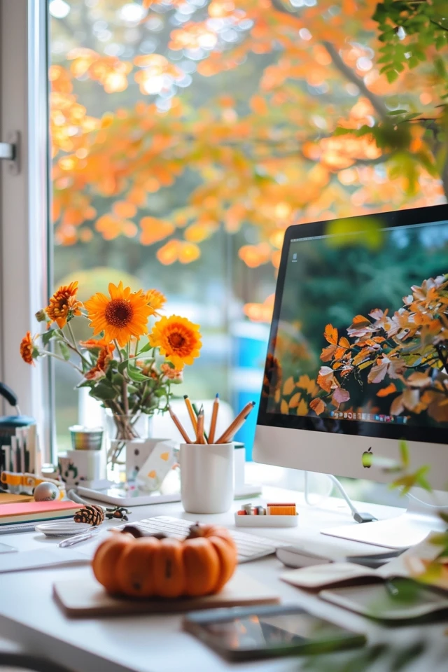 Decorating Your Cubicle for Thanksgiving