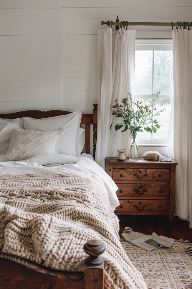 Elements of a Rustic Farmhouse Bedroom