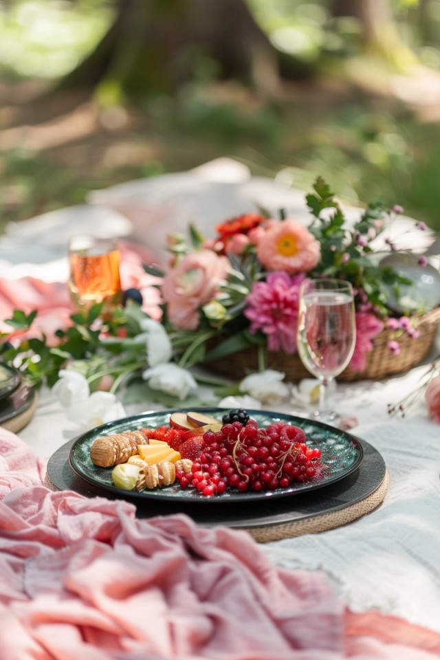 Setting the Scene: Romantic Picnic Setup