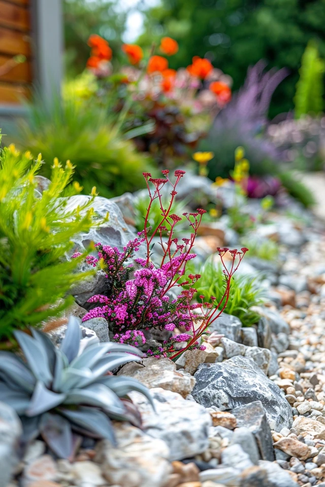 Designing a Layout for a Corner Rock Garden