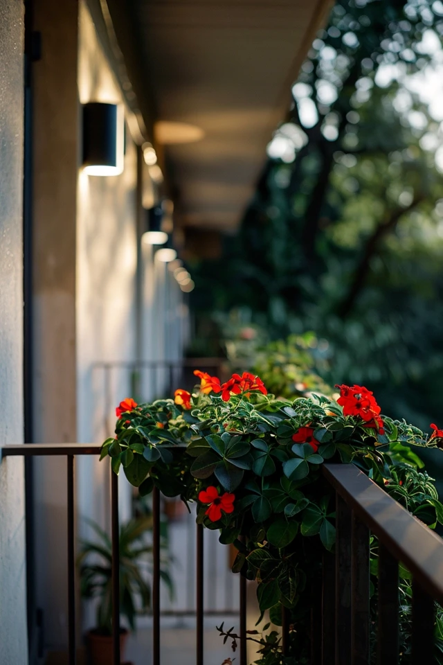 DIY Balcony Lighting