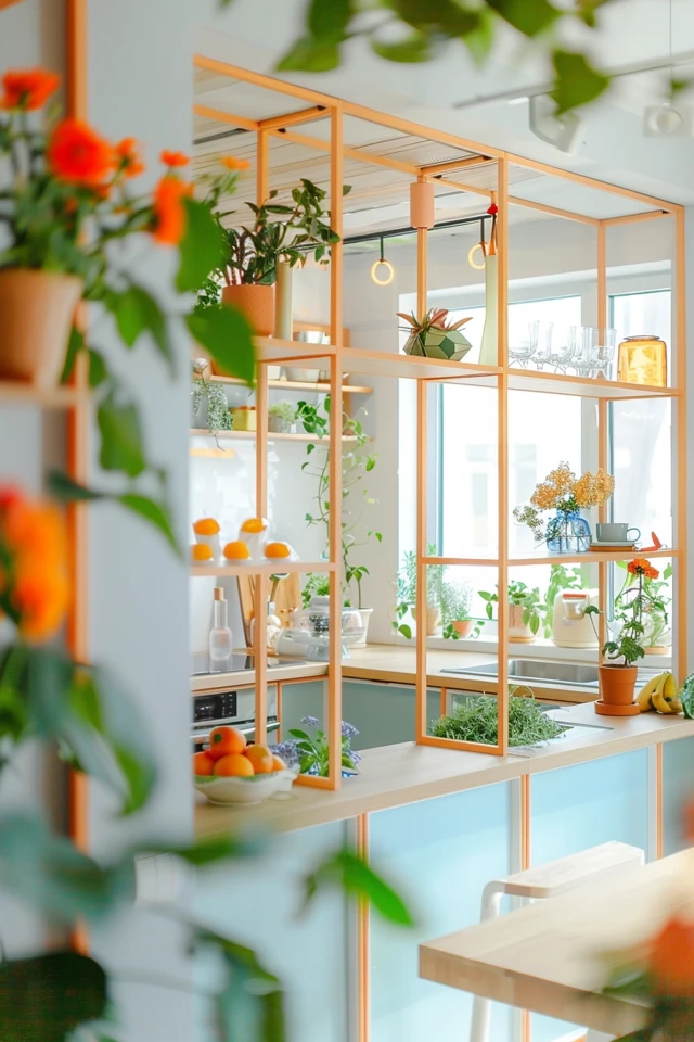 Versatile Room Divider Options for Open Kitchens