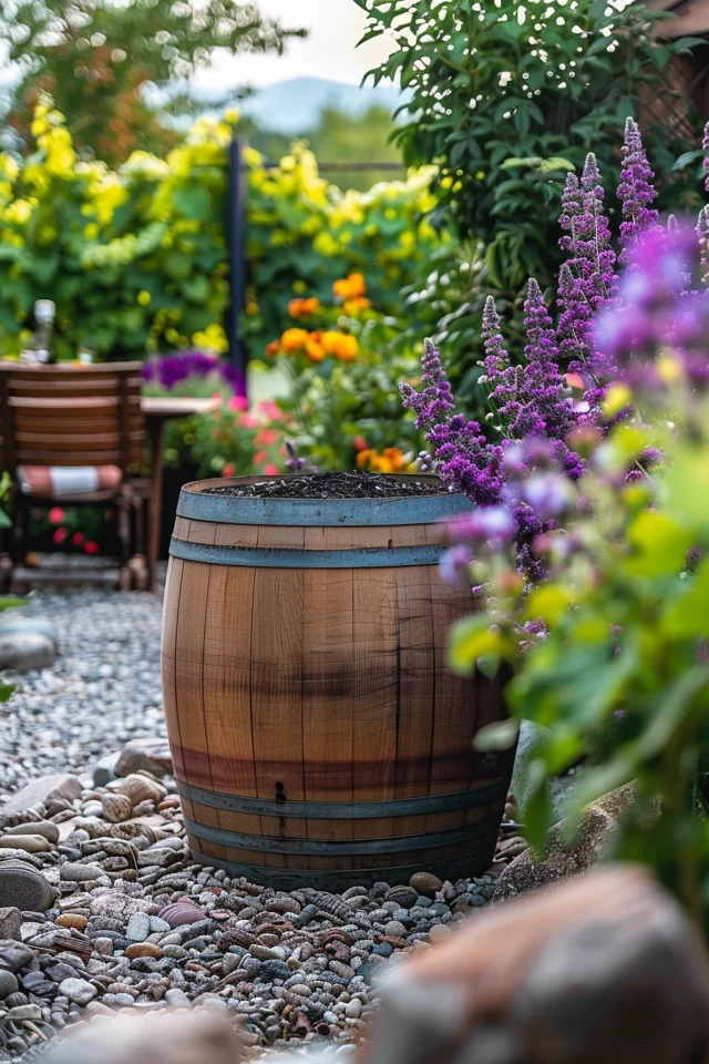 Add a Distinctive Wine Barrel Coffee Table