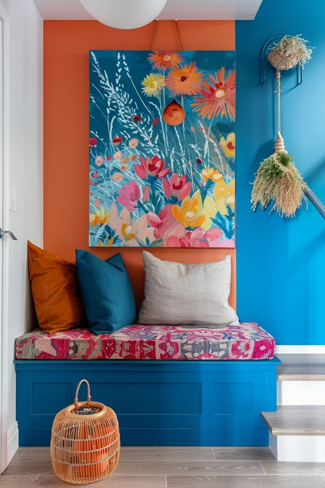 Unique and Repurposed Items for a Stylish Entryway