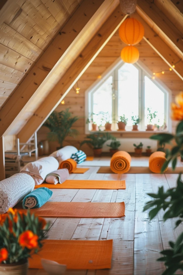 Attic Gym Design Ideas and Decor