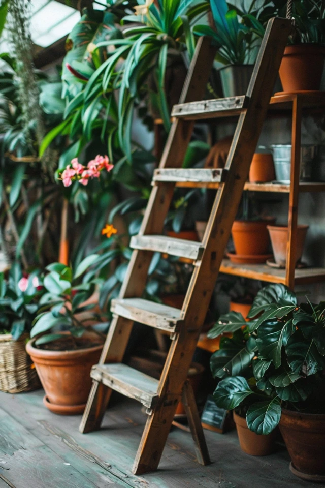 Creative Ladder Storage Ideas for Your Home