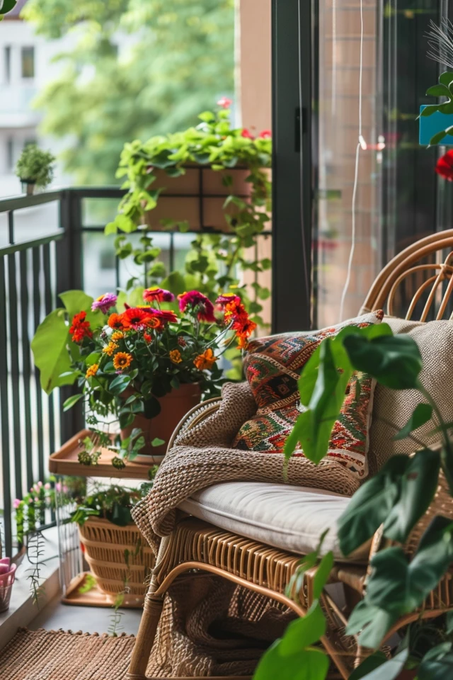 Cozy and Stylish: Bench Seating and Cocoon Chairs