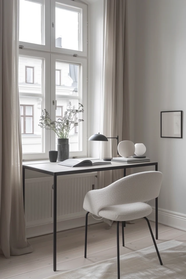 Modway Warp Contemporary Glass Top Writing Desk