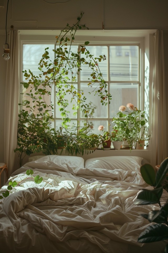 Creative Window Behind Bed Ideas for Cozy Rooms - photo 2