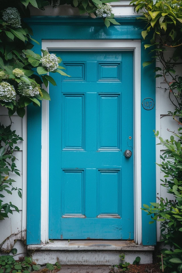 Chic Exterior Door Trim Ideas for Curb Appeal