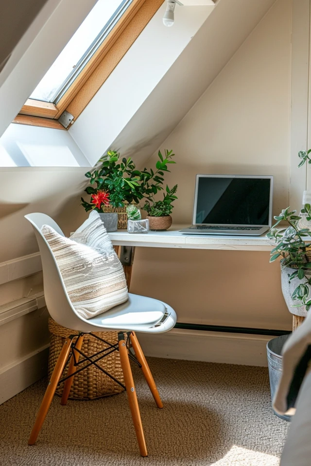Colors and Styles for Your Attic Office
