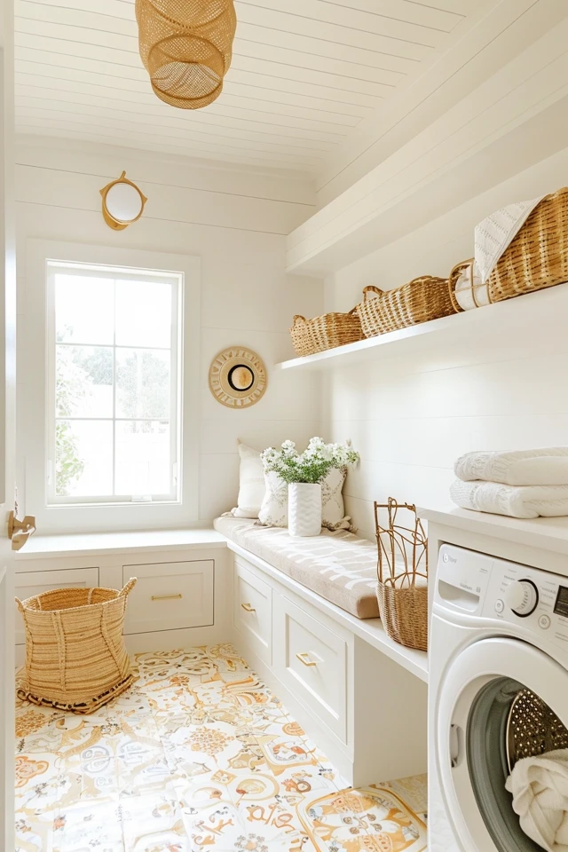 Fresh Laundry Room Tile Ideas for Chic Spaces