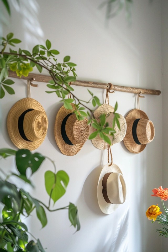 Over-the-Door and Freestanding Hat Racks