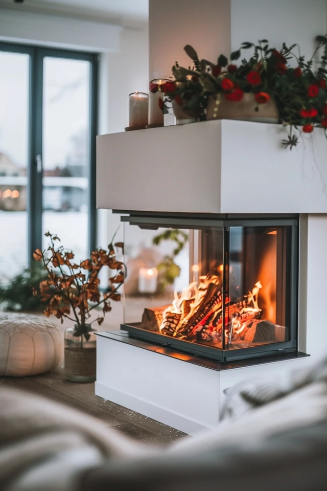 Modern Scandinavian Fireplace Designs