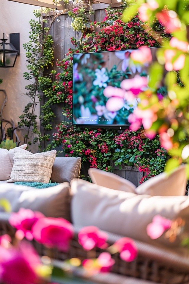 Outdoor TV Wall Ideas for Stylish Backyard Viewing