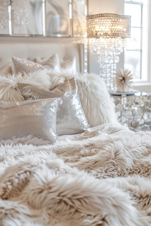 Inspiring Silver Bedroom Designs
