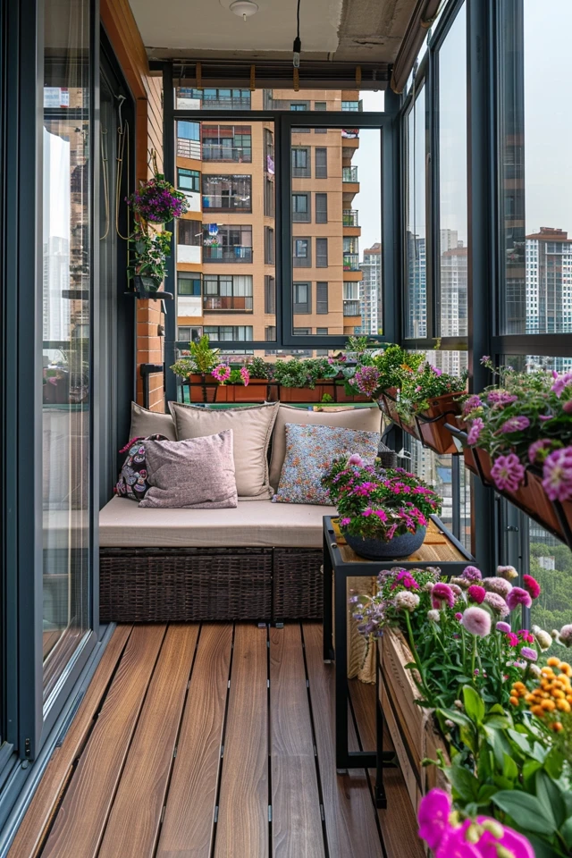 Glazed Balcony for a Luxurious Retreat