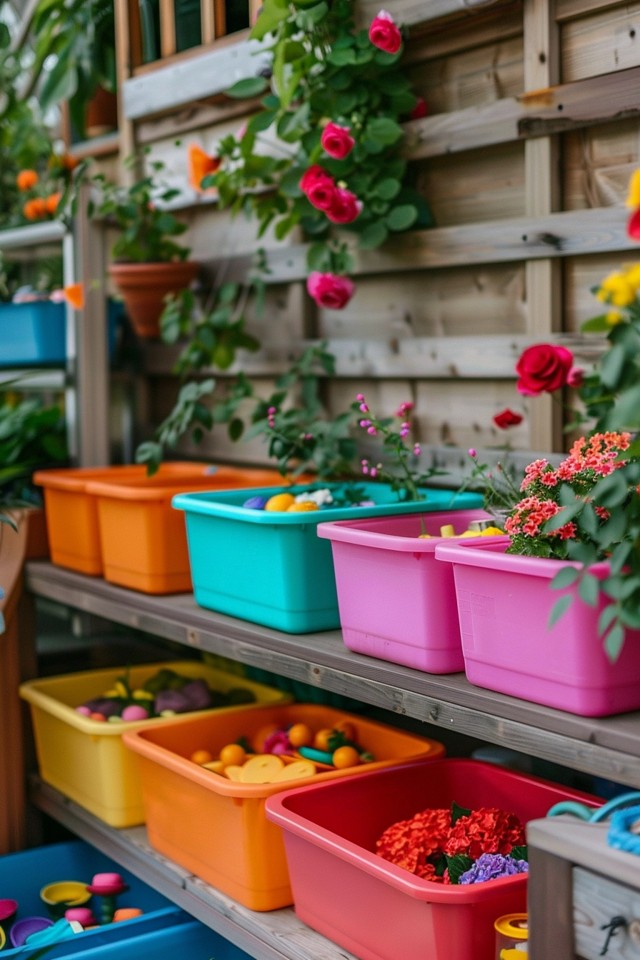 Outdoor Toy Bins
