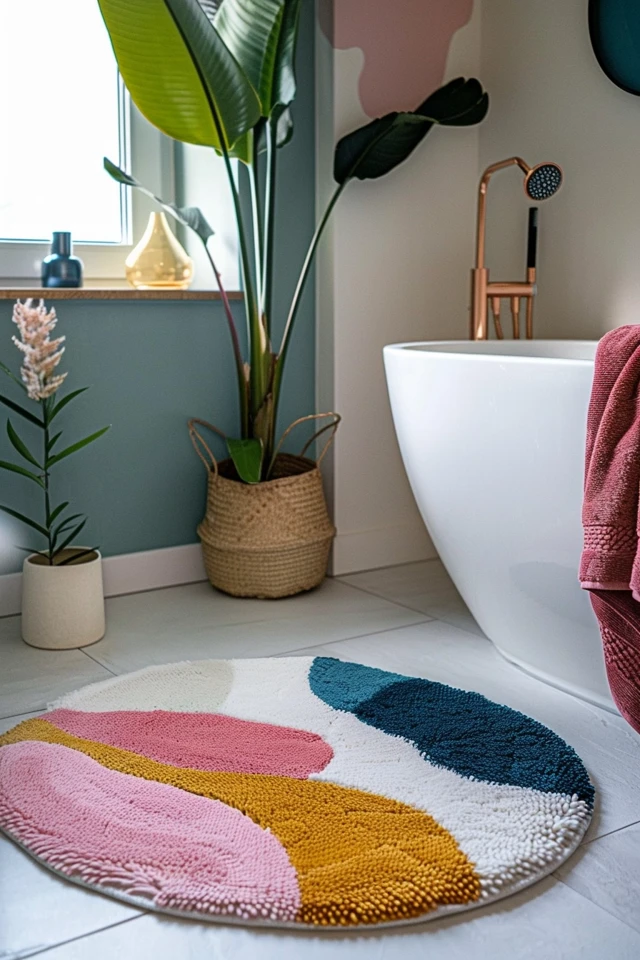 Chic Small Bathroom Rug Ideas to Elevate Your Space