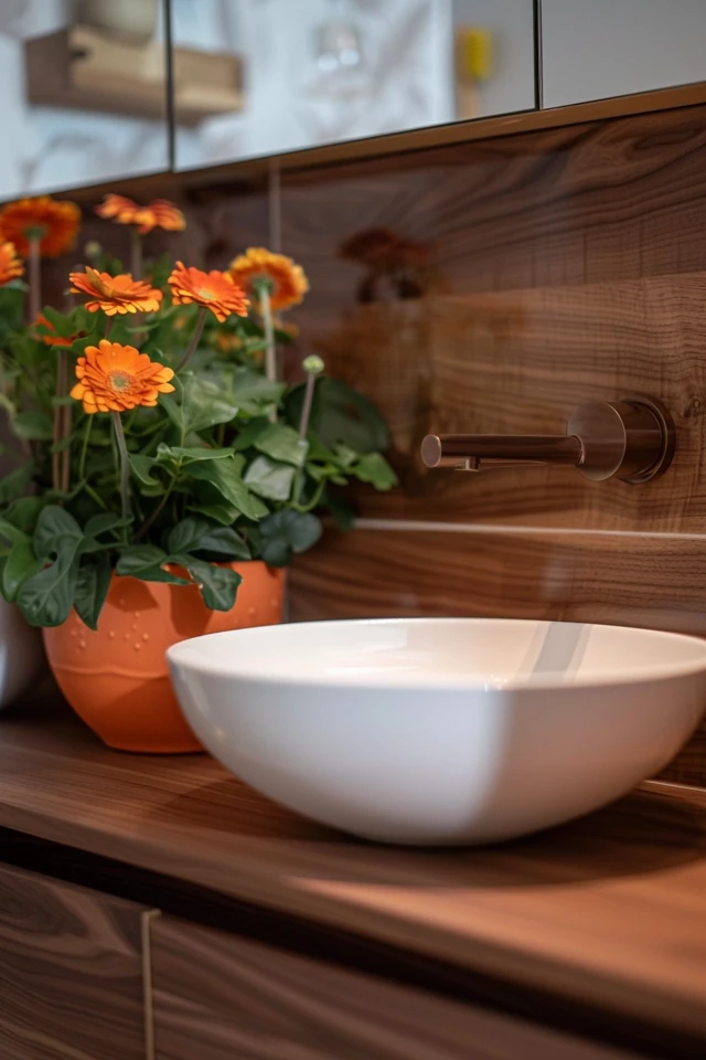Enhance the Look with Contrasting Countertops and Hardware