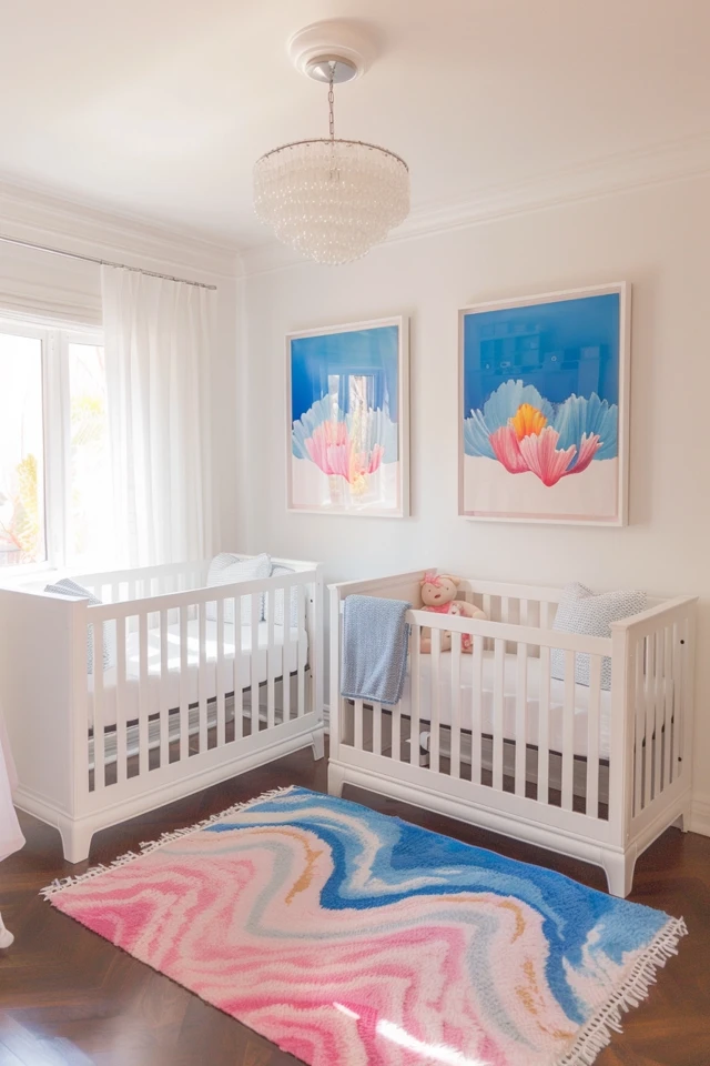 Small Room Twin Nursery Ideas: Maximizing Space
