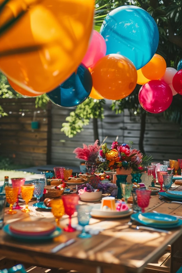 DIY Outdoor Birthday Decorations