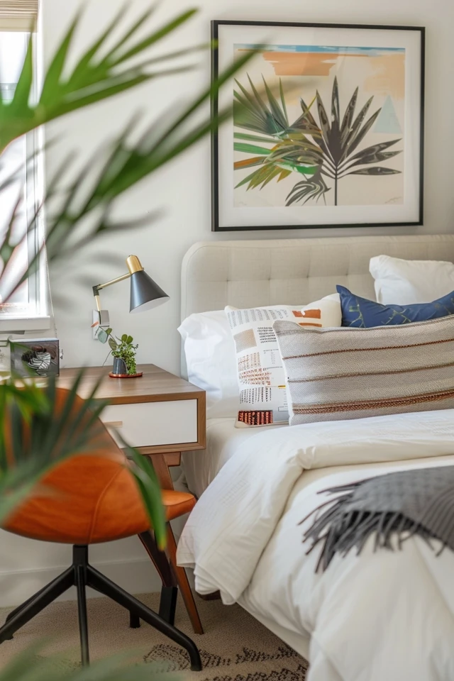 Forgo a traditional desk for a wall-hung version