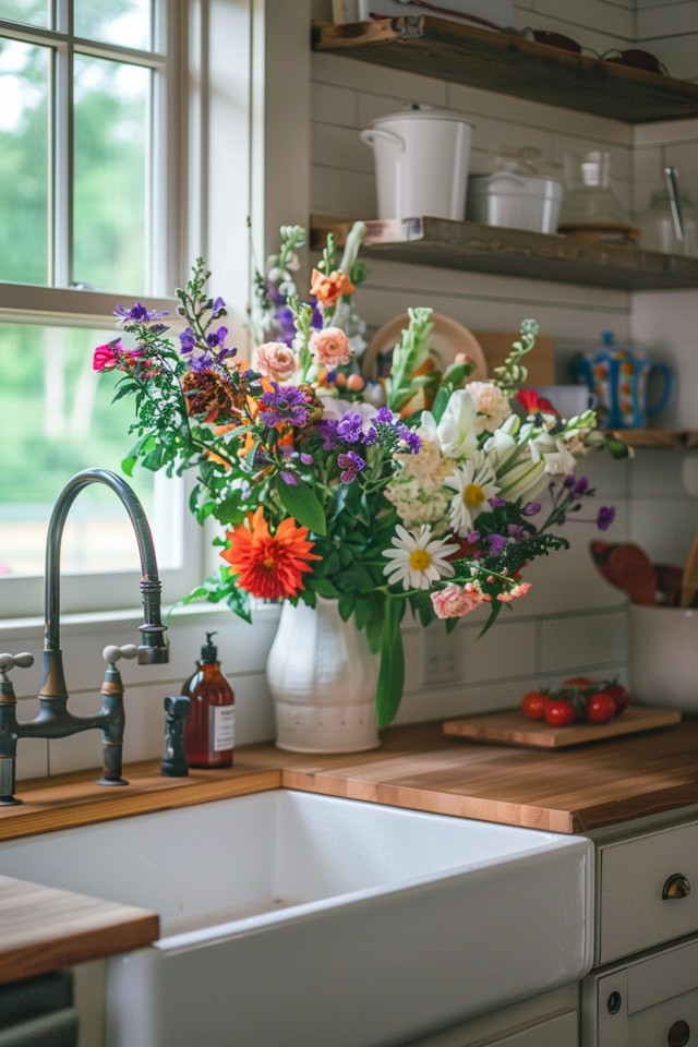 Rustic Farmhouse Kitchen: Simple Decor Tips