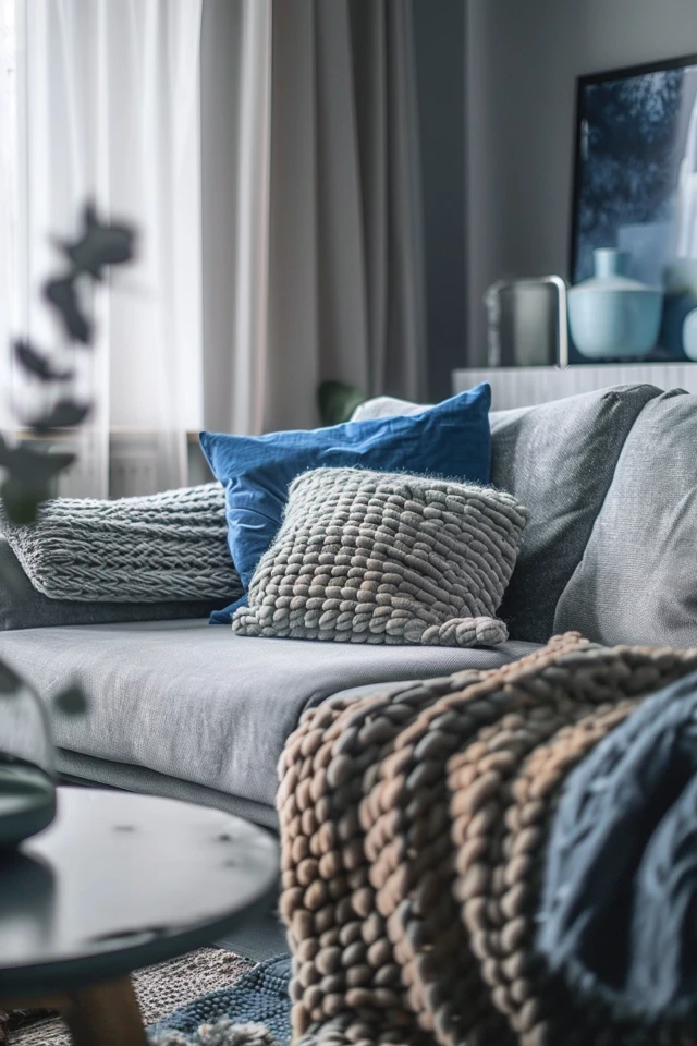 Incorporating Blue and Grey Wall Colors