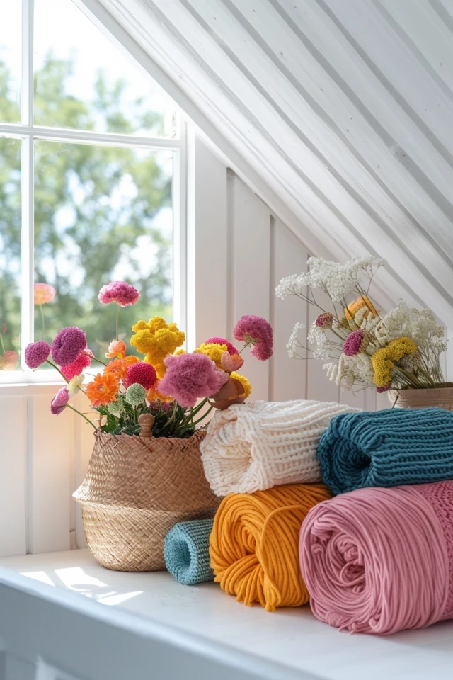 Storage Solutions for an Attic Craft Room