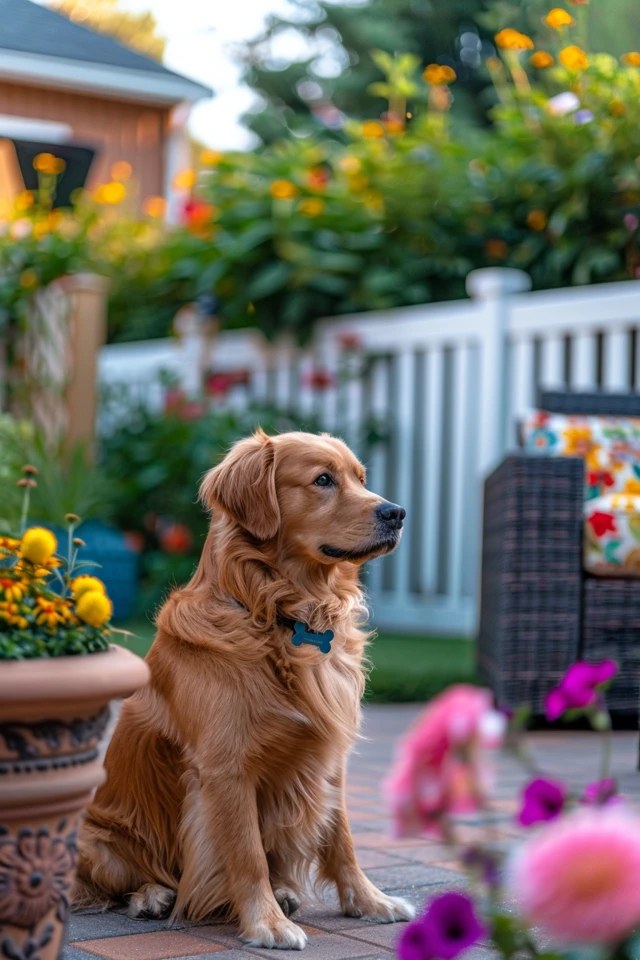 Choose a dog-friendly backyard ground cover