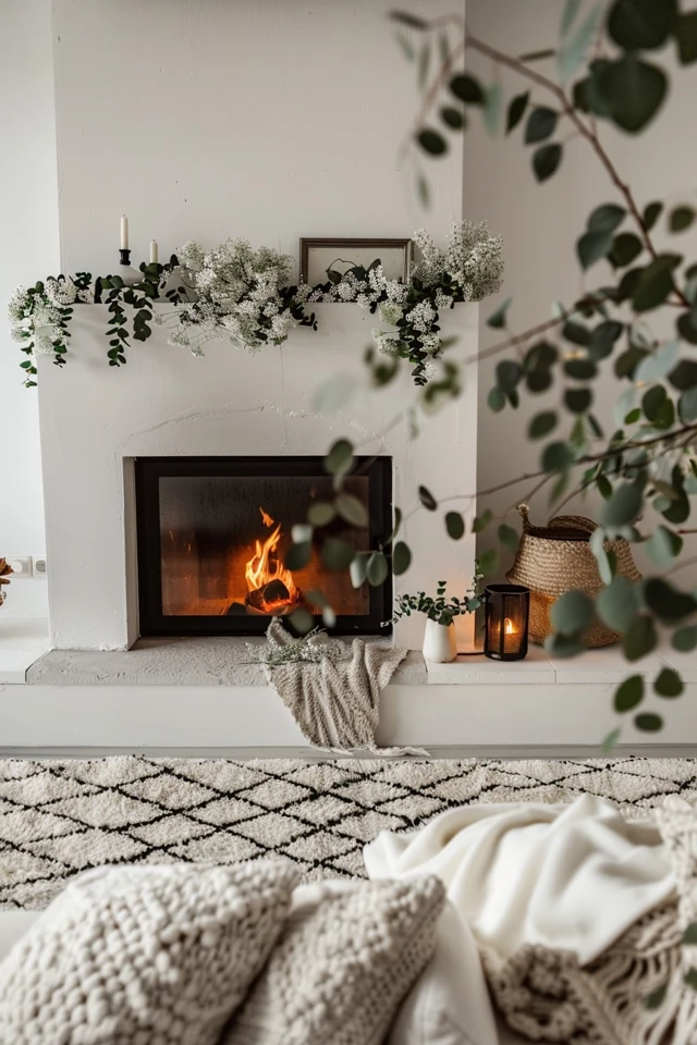Cozy Shade Fireplace