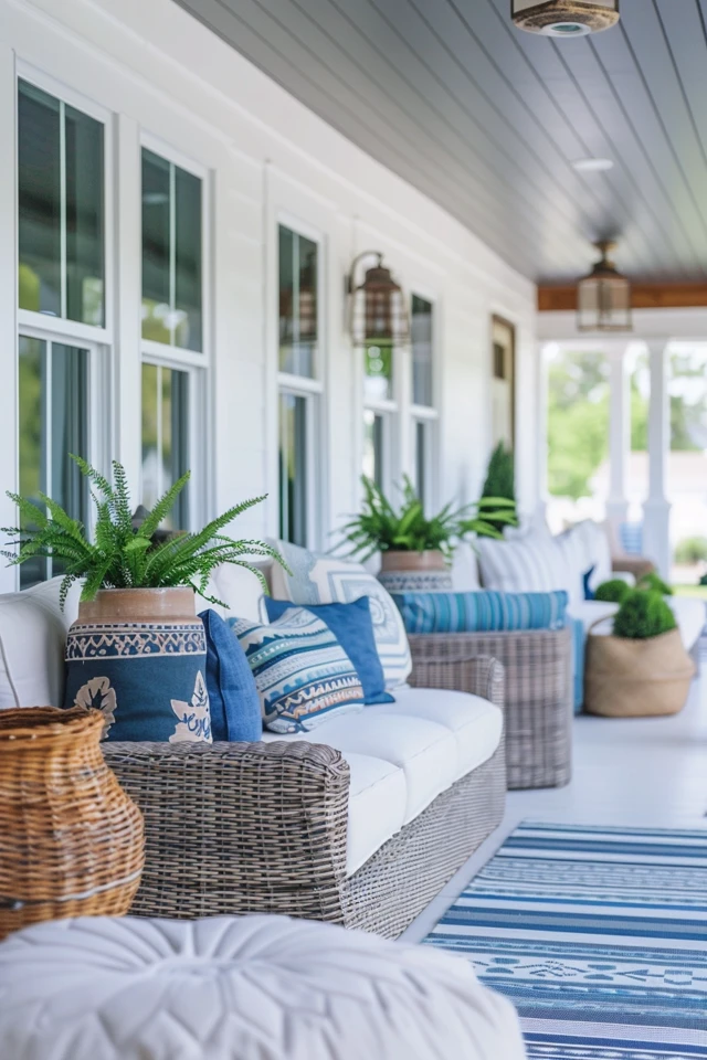 How to Style a Farmhouse Porch