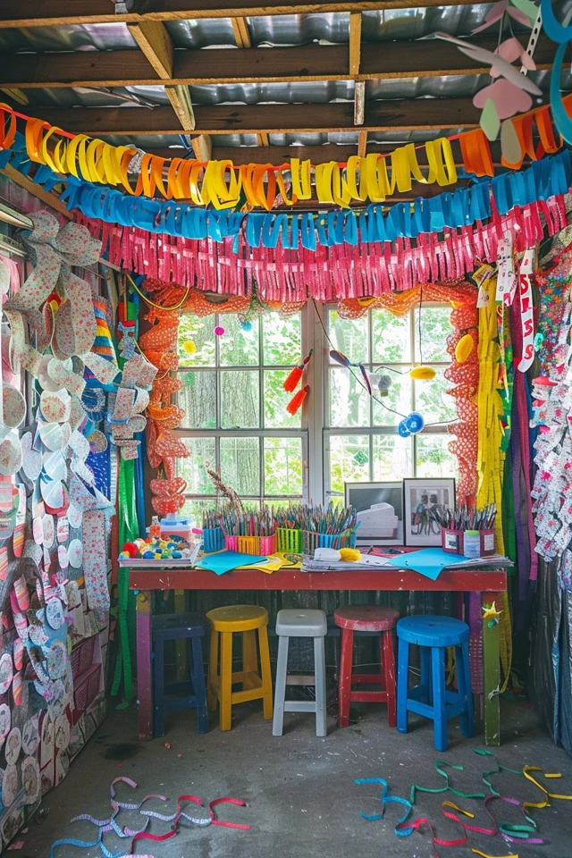 Easy Festive Party Backdrop