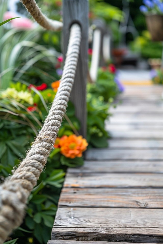 DIY Decking Rope Projects: Get Creative with Rope Railing Designs