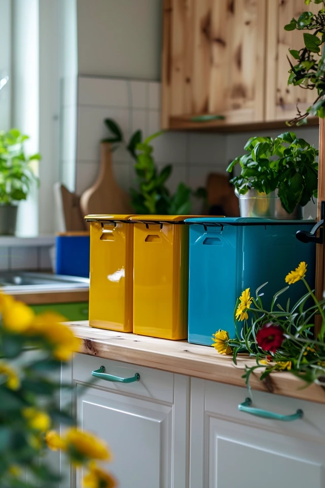 Disguising Garbage Cans in Outdoor Spaces