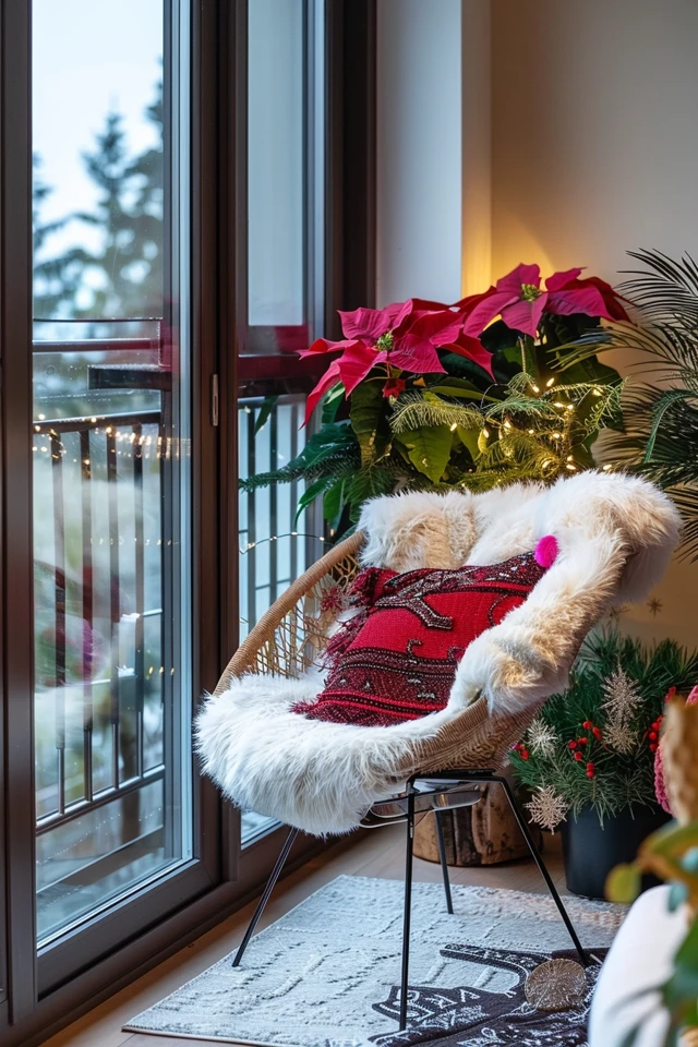 Festive Balcony Makeover: Christmas Decorating Ideas
