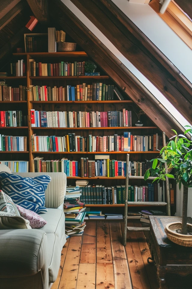 Creating an Attic Library: Book Lover’s Paradise